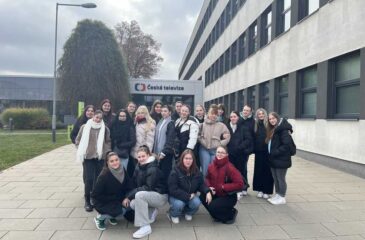 Kosmetičky na návštěvě v brněnském studiu České televize.