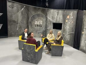 Kosmetičky na návštěvě v brněnském studiu České televize.