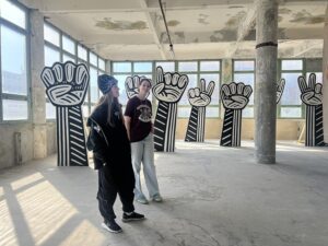 Žáci oboru aranžér na návštěvě Fakulty multimediálních komunikací ve Zlíně.