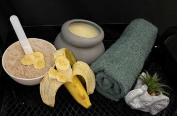 Žákyně oboru kosmetička vyráběly a aplikovaly domácí kosmetické masky.