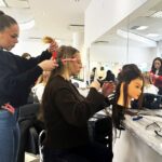 Projektový den v kadeřnictví - prodlužování vlasů.